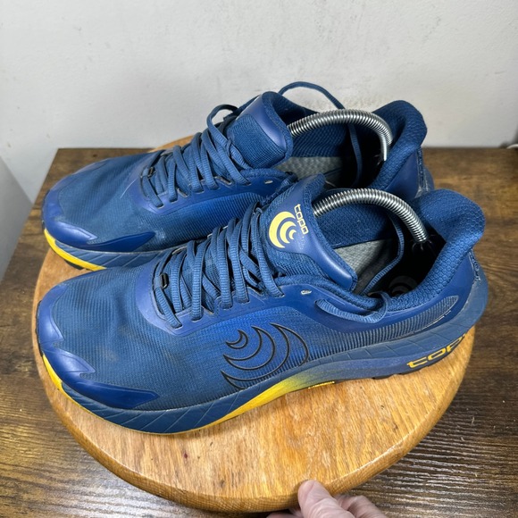Topo Athletic Ultraventure 4 Mens Trail Running Shoes Blue Yellow Size 11.5 main image 5